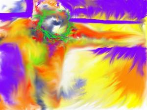 Finger Painting--Patrick Murphy